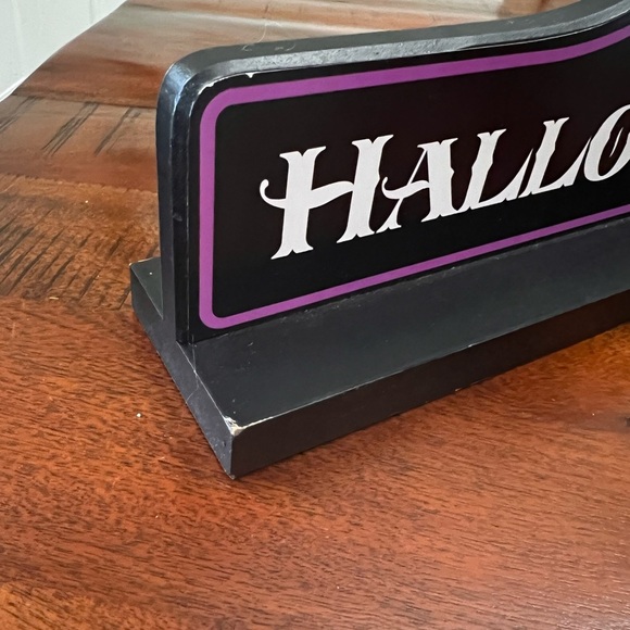 Halloween Town Wooden Sign Nightmare Before Christmas 18” Disney Home Decor - Picture 2 of 3